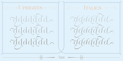 Aire Font Poster 10