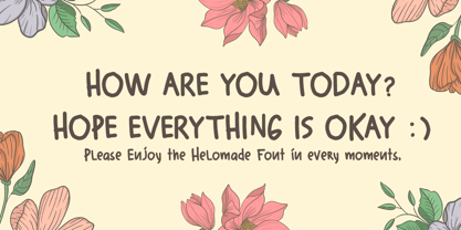 Helomade Font Poster 3