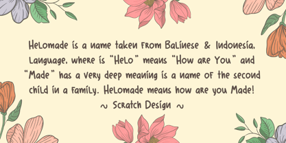 Helomade Font Poster 2