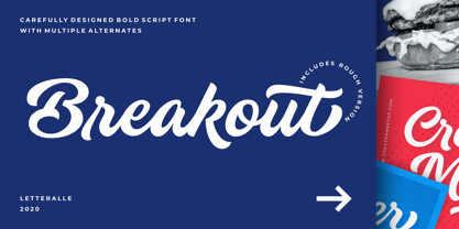 Breakout Font Poster 1