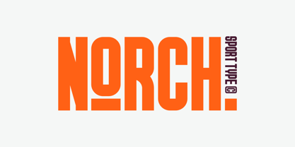 GR Norch Font Poster 1