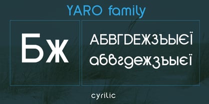 Yaro Font Poster 3