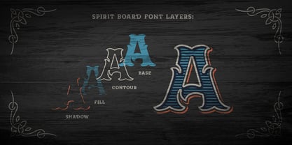 Spirit Board Font Poster 3