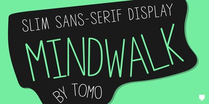 Mindwalk Font Poster 1