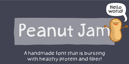 Peanut Jam Font Poster 1