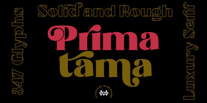 Primatama Font Poster 2