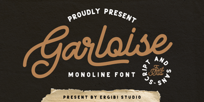 Garinstae Script Font, Webfont & Desktop