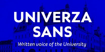 Univerza Sans Font Poster 1