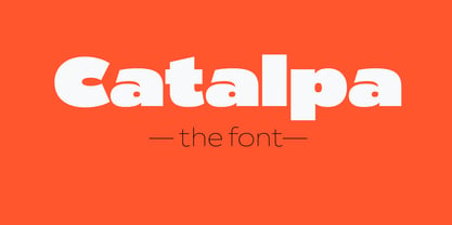 Catalpa Font Poster 14