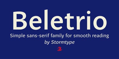 Beletrio Font Poster 1