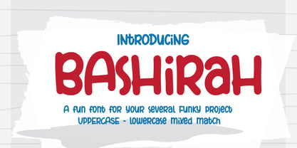 Bashirah Font Poster 1