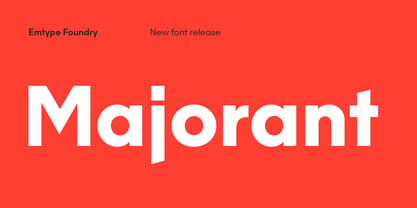 Majorant Font Poster 14