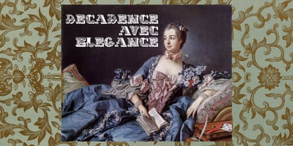 Decadence Avec Elegance Font Poster 1