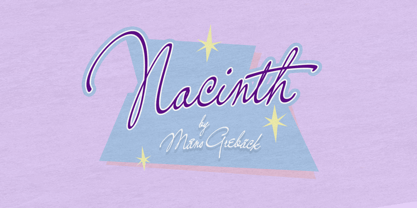 Nacinth Font Poster 7