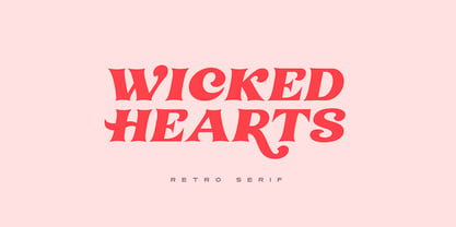 Wicked Hearts Fuente Póster 1