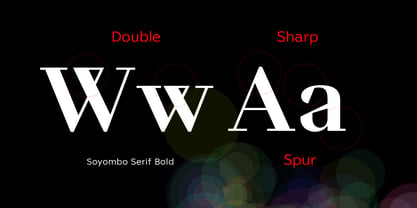Soyombo Serif Font Poster 4
