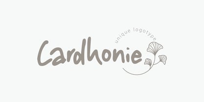 Cardhonie Font Poster 1