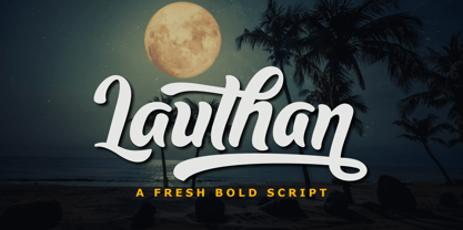 Lauthan Font Poster 1