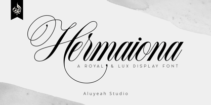 AL Hermaiona Font Poster 1