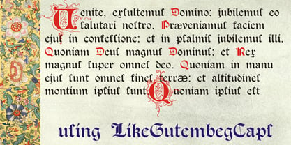 Psalter Gotisch Font Poster 2