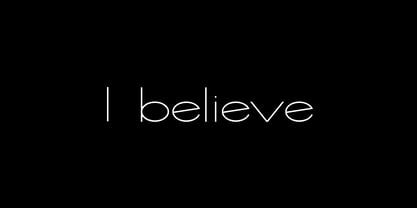 Believe Font Poster 5