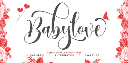 Babylove Font Poster 1