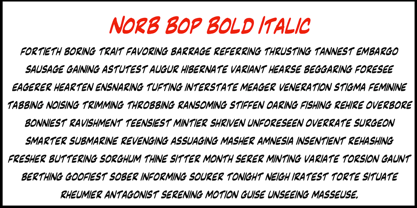 NorB Bop Police Poster 6