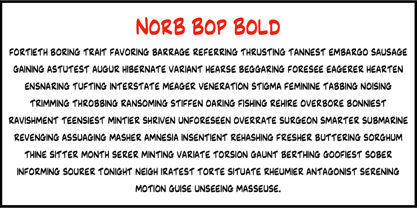 NorB Bop Fuente Póster 5