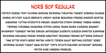 NorB Bop Police Poster 1