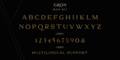 Gron Font Poster 10