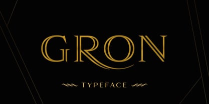 Gron Font Poster 1