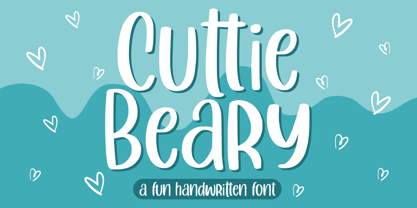 Cuttie Beary Font Poster 1