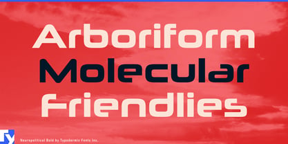 Neuropolitical Font Poster 4