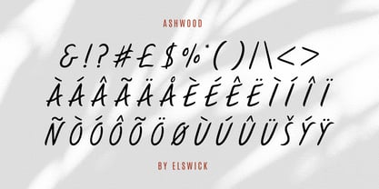Ashwood Font Poster 6