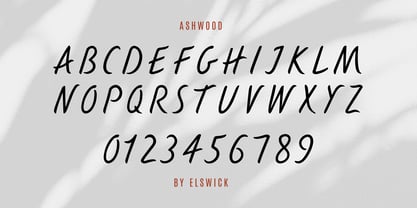 Ashwood Font Poster 3