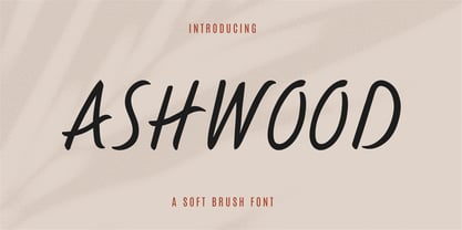 Ashwood Font Poster 1