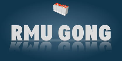 RMU Gong Font Poster 1