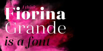Fiorina Font Poster 6