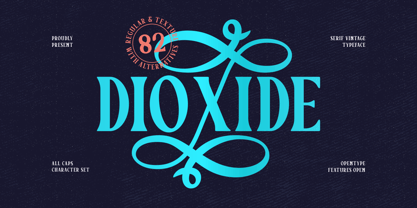 Dioxide Font Poster 1