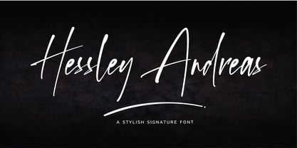 Hessley Andreas Font Poster 1