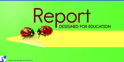 Report Font Poster 1