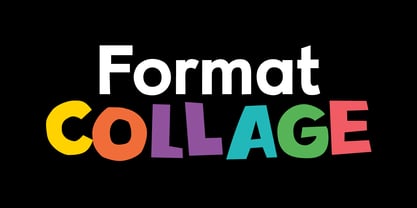 -OC Format Collage Font Poster 1