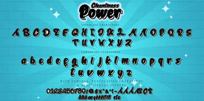 Cleanliness Power Font Poster 6