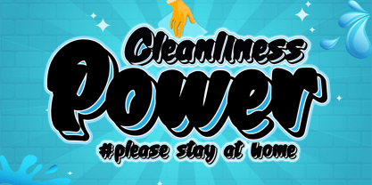 Cleanliness Power Fuente Póster 1
