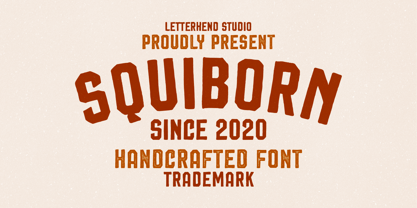 Squiborn Font Poster 1