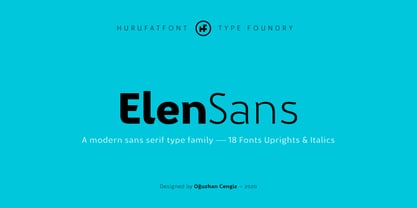 Elen Sans Font Poster 1