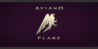 Aviano Flare Fuente Póster 2