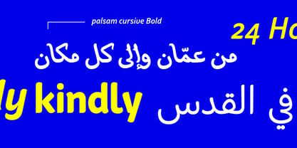 Palsam Arabic Font Poster 13
