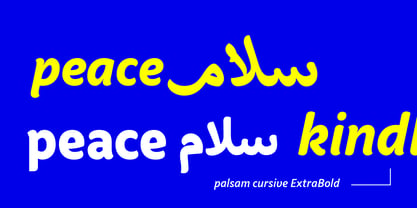 Palsam Arabic Fuente Póster 12