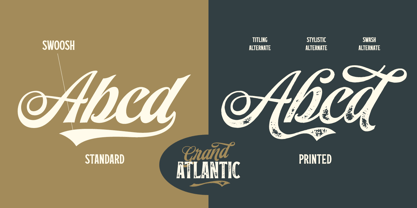 Grand Atlantic Font Poster 11